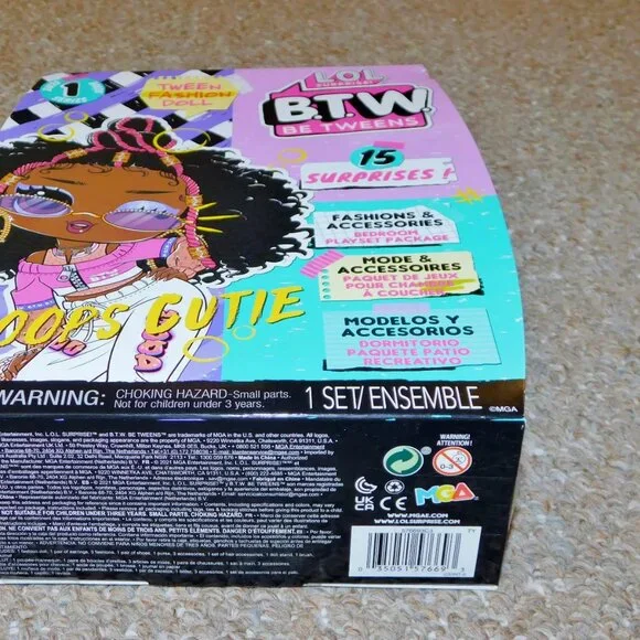 2021 MGA LOL Surprise Be Tweens 6" Hoops Cutie Fashion Doll MIB Brand New L.O.L. - Picture 9 of 11